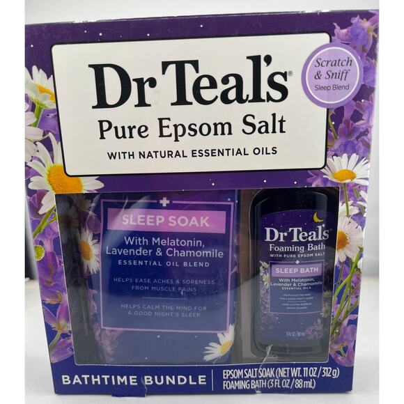 Dr. Teal's Melatonin Sleep Soak with Essential Oil Blend Foaming Bath - Picture 2 of 4